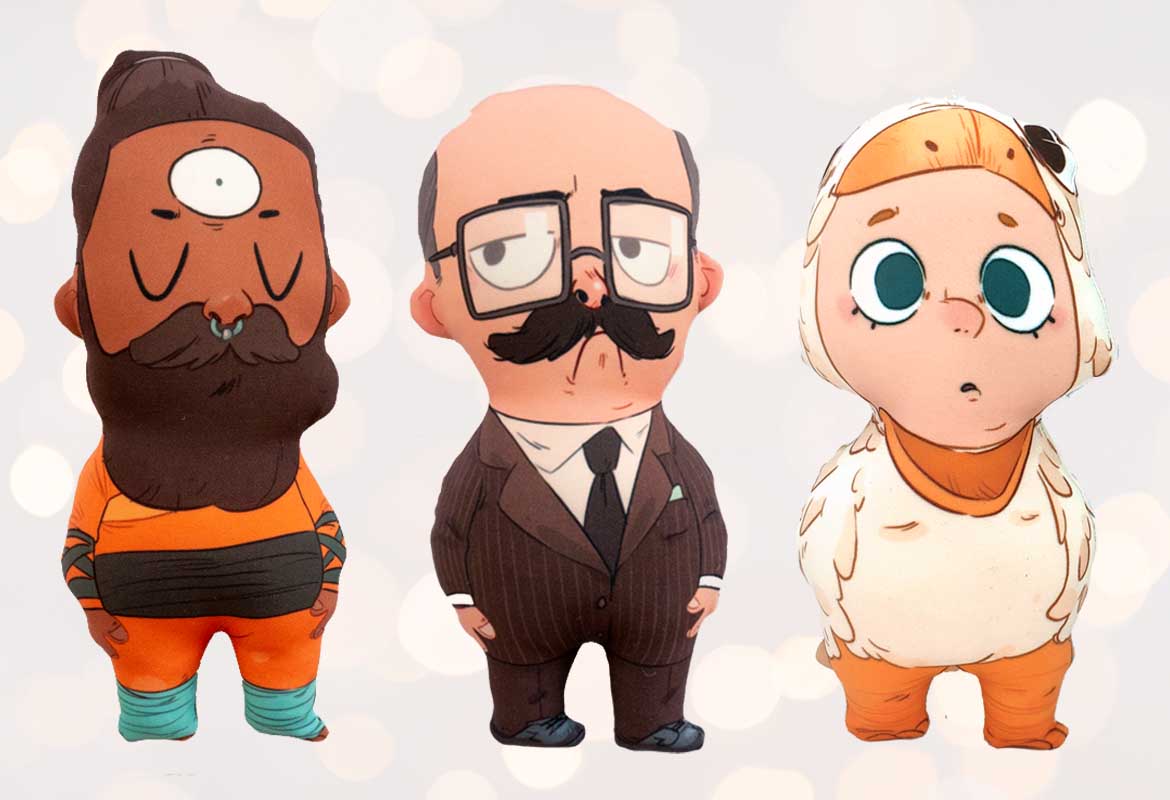 muñecos cabezones personalizados